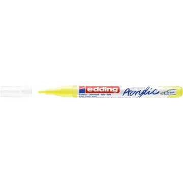 Akril marker 1-2mm, Edding 5300 neon sárga