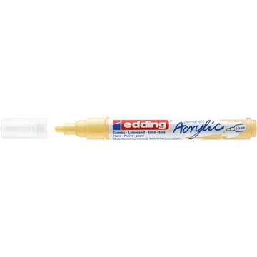 Akril marker 2-3mm, Edding 5100 pasztell sárga