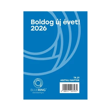 Asztali naptár TA-21 2026. Bluering®