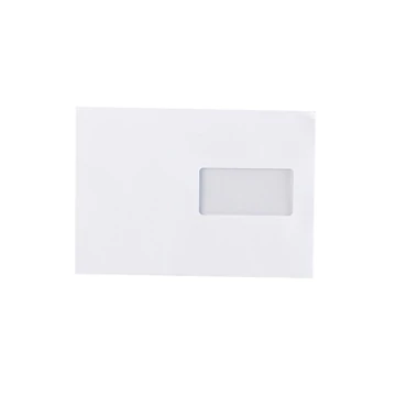 Boríték LC/5 enyvezett bélésnyomott jobb ablakos 45x90mm 162x229mm J20A60 Bluering® fehér