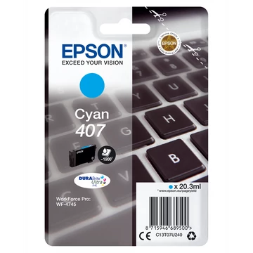 Epson T07U2 tintapatron cyan ORIGINAL