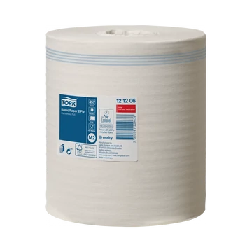 Kéztörlő 2 rétegű tekercses átmérő 20 cm 160 m/tekercs 6 tekercs/karton M2 Universal Tork_121206 fehér