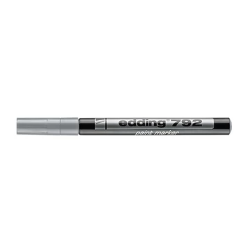 Lakkmarker 0,8mm, kerek Edding 792 ezüst