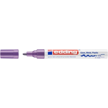 Lakkmarker 2-4mm, kerek Edding 750 lila
