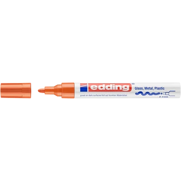 Lakkmarker 2-4mm, kerek Edding 750 narancs