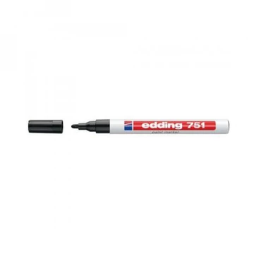 Lakkmarker 1-2mm, kerek Edding 751 fekete