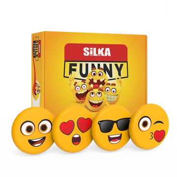 Radír, smile-nagy, 36 db/display, Silka