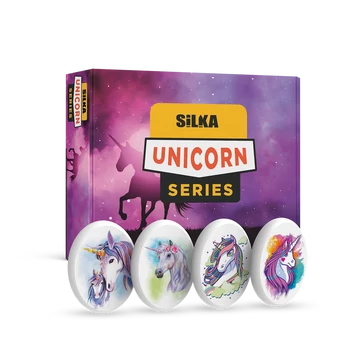 Radír, unikornis, 36 db/display, Silka