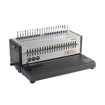 Spirálozógép, műanyag spirálkötéshez, elektromos 470lap Bluering® COMBINDER E500