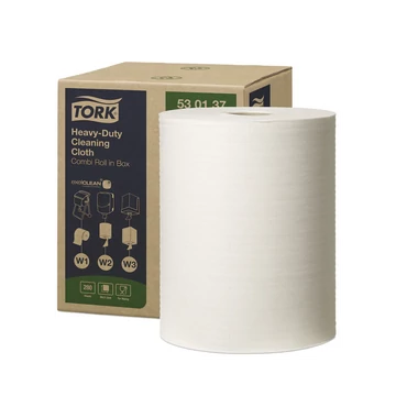 Ipari törlő tekercses nagyteljesítményű kombi 106 m/tek 1 tek/doboz W1/W2/W3 TORK_530137 fehér