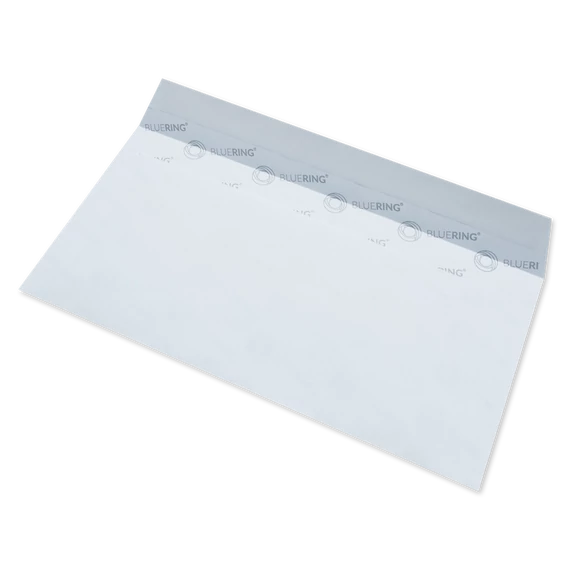 Boríték LA4 szilikonos bélésnyomott 110×220mm Bluering® 100 db/csom fehér