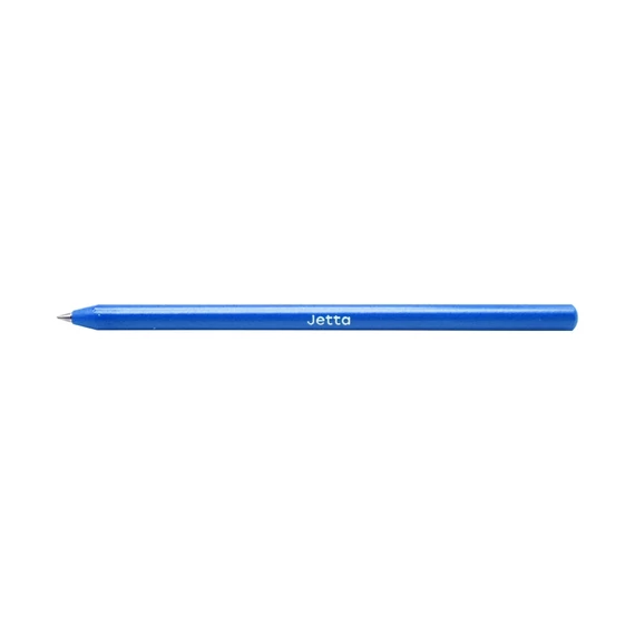 Golyóstoll 0,7mm eldobható, hatszögletű test kupakos Bluering® Jetta, írásszín kék
