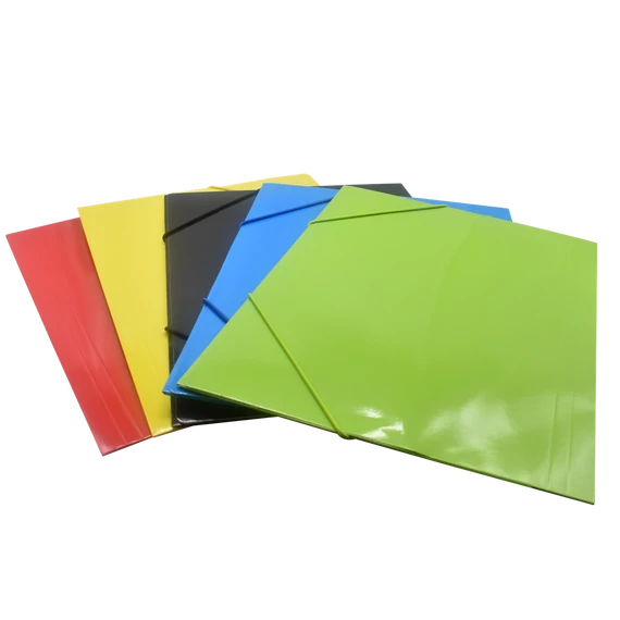 Gumis mappa A4, 300g. karton sarok gumírozással Bluering®, kék