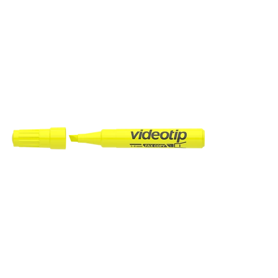 Szövegkiemelő 1-4mm, Videotip Ico sárga