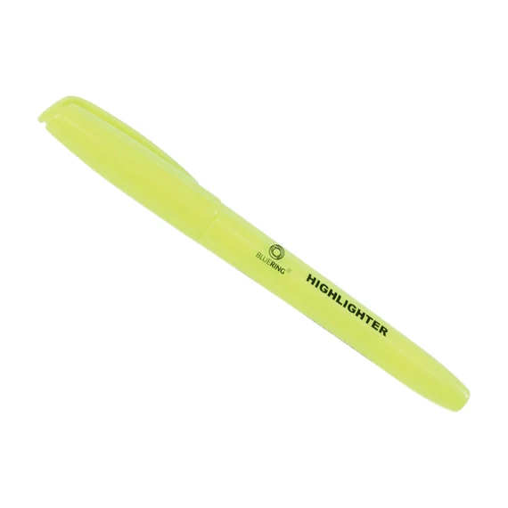 Szövegkiemelő kerek test Bluering® sárga